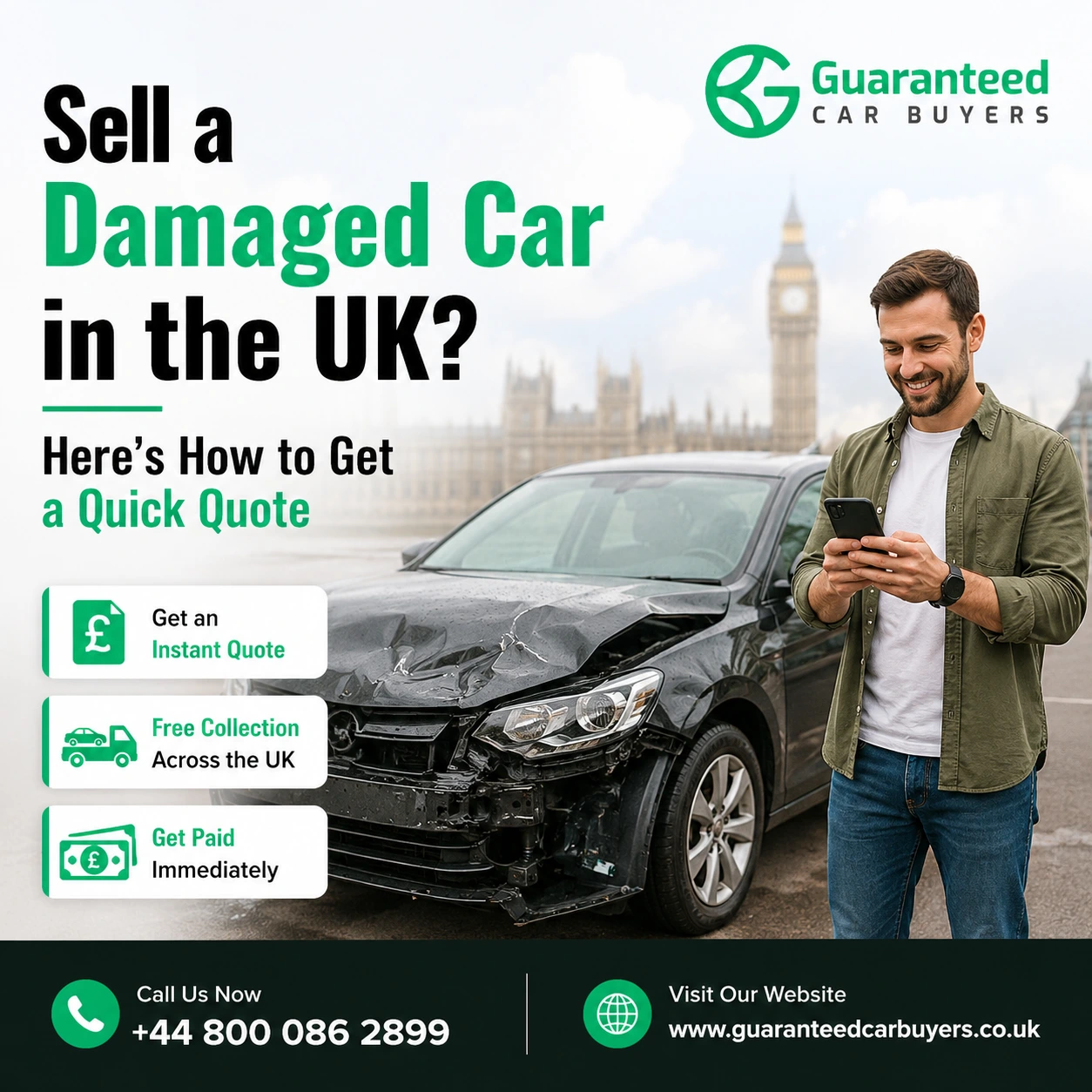 Sell a Damaged Car in the UK