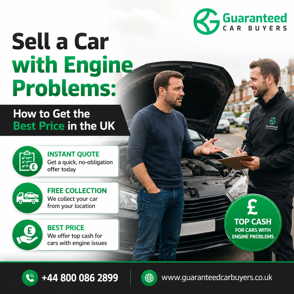 Sell a Car with Engine Problems in UK