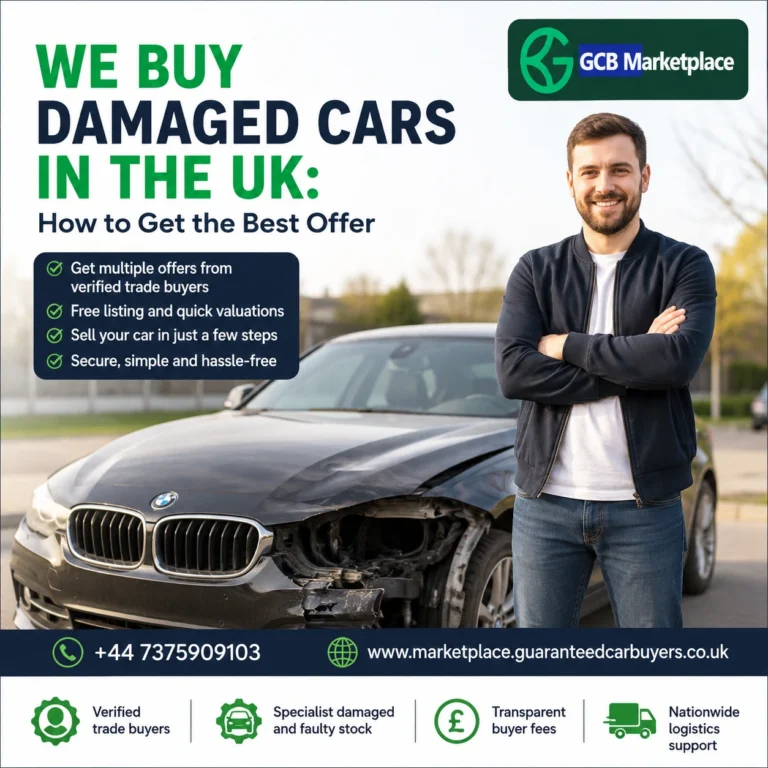 We Buy Damaged Cars in the UK