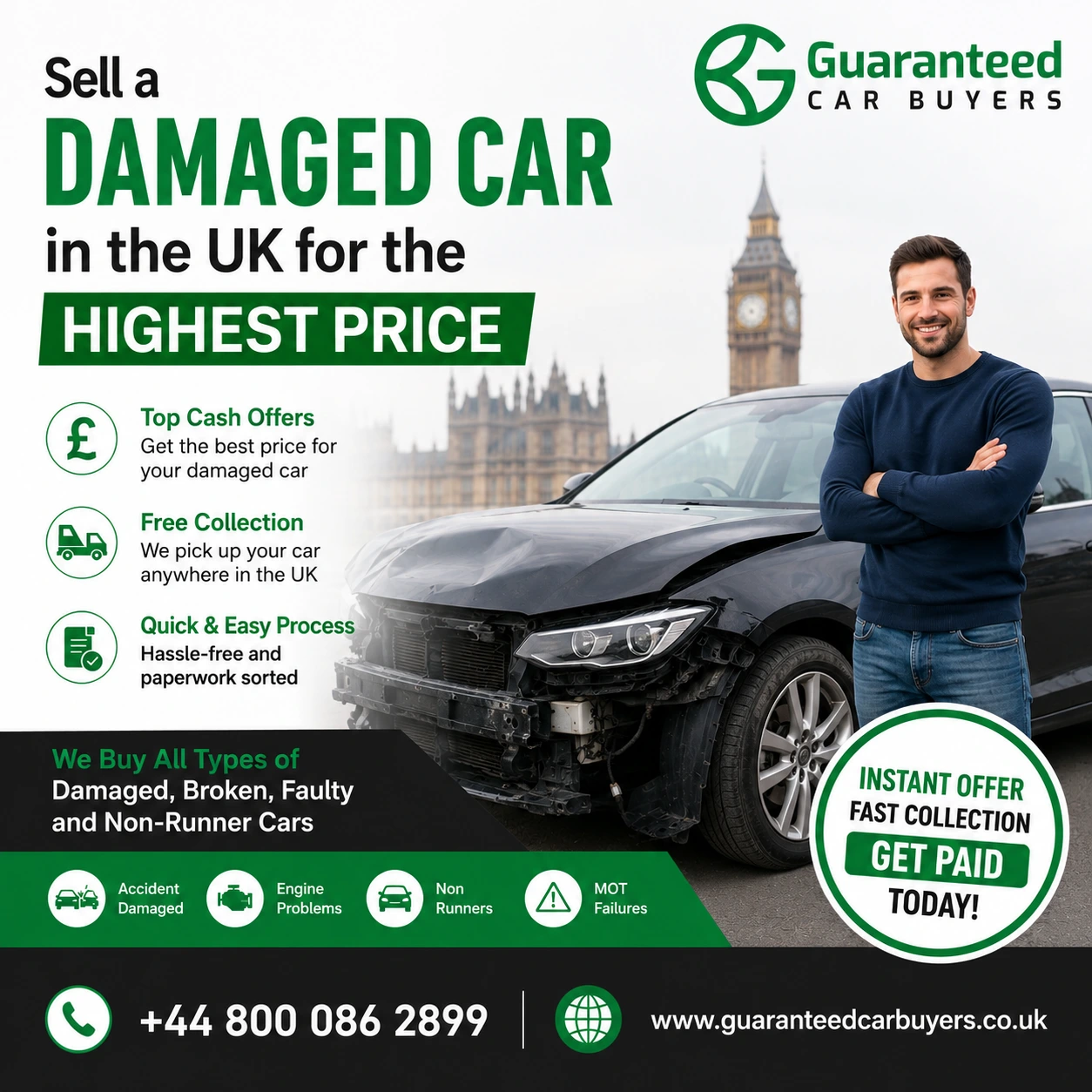 Sell Damaged Car UK.
