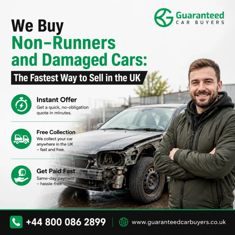 We Buy Non-Runner and Damaged Car