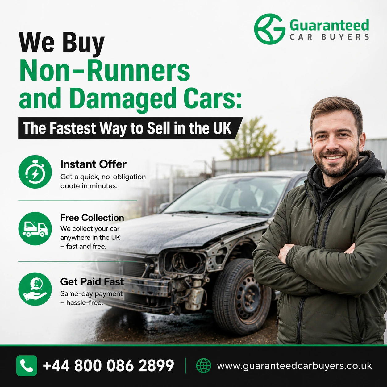 We Buy Non-Runner and Damaged Car