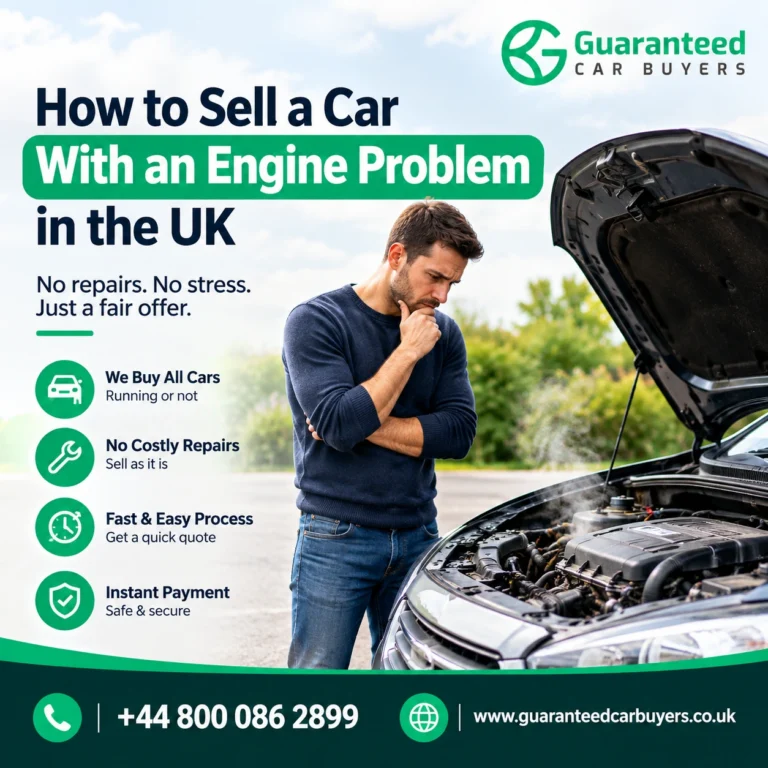 Sell a Car With an Engine Problem in the UK