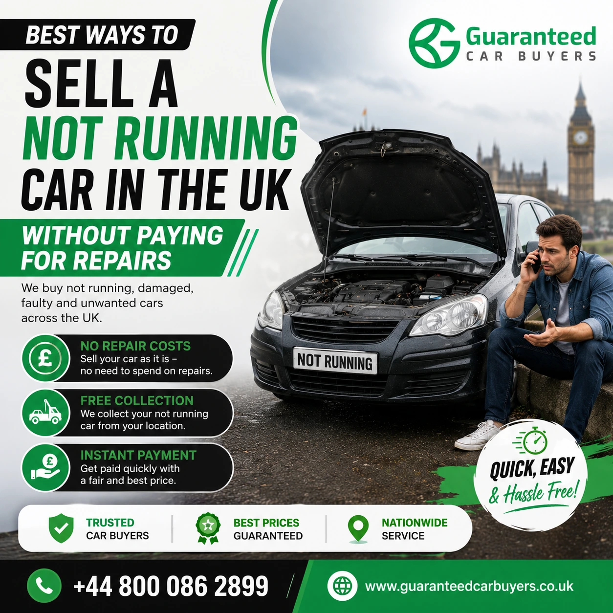 Sell a Not Running Car in the UK